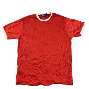 Vintage 70s Dee Cee Rappers nylon ringer jersey T